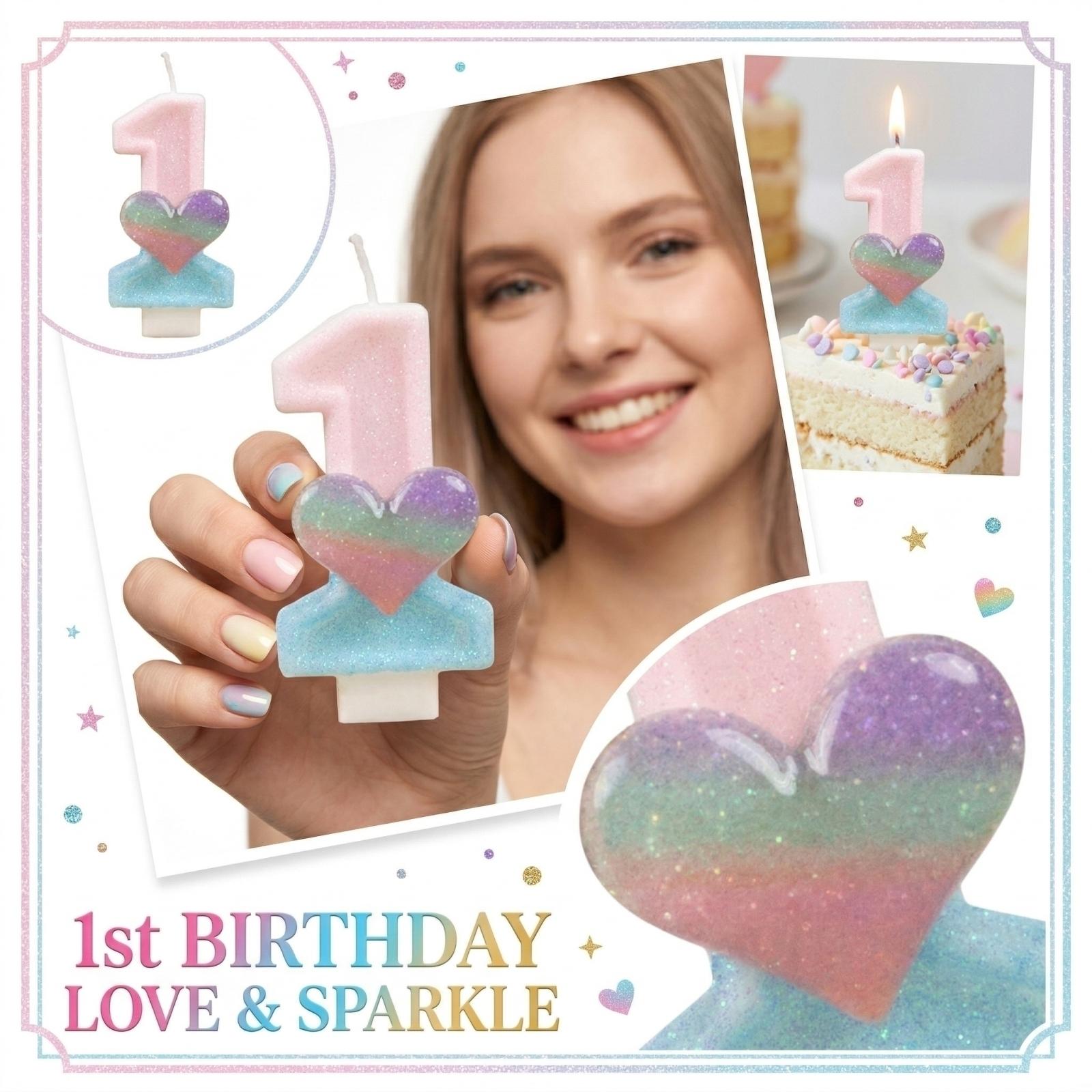 Модные Мультяшные Креативные Свечи на День Рождения Вечеринка Цифровые Свечи