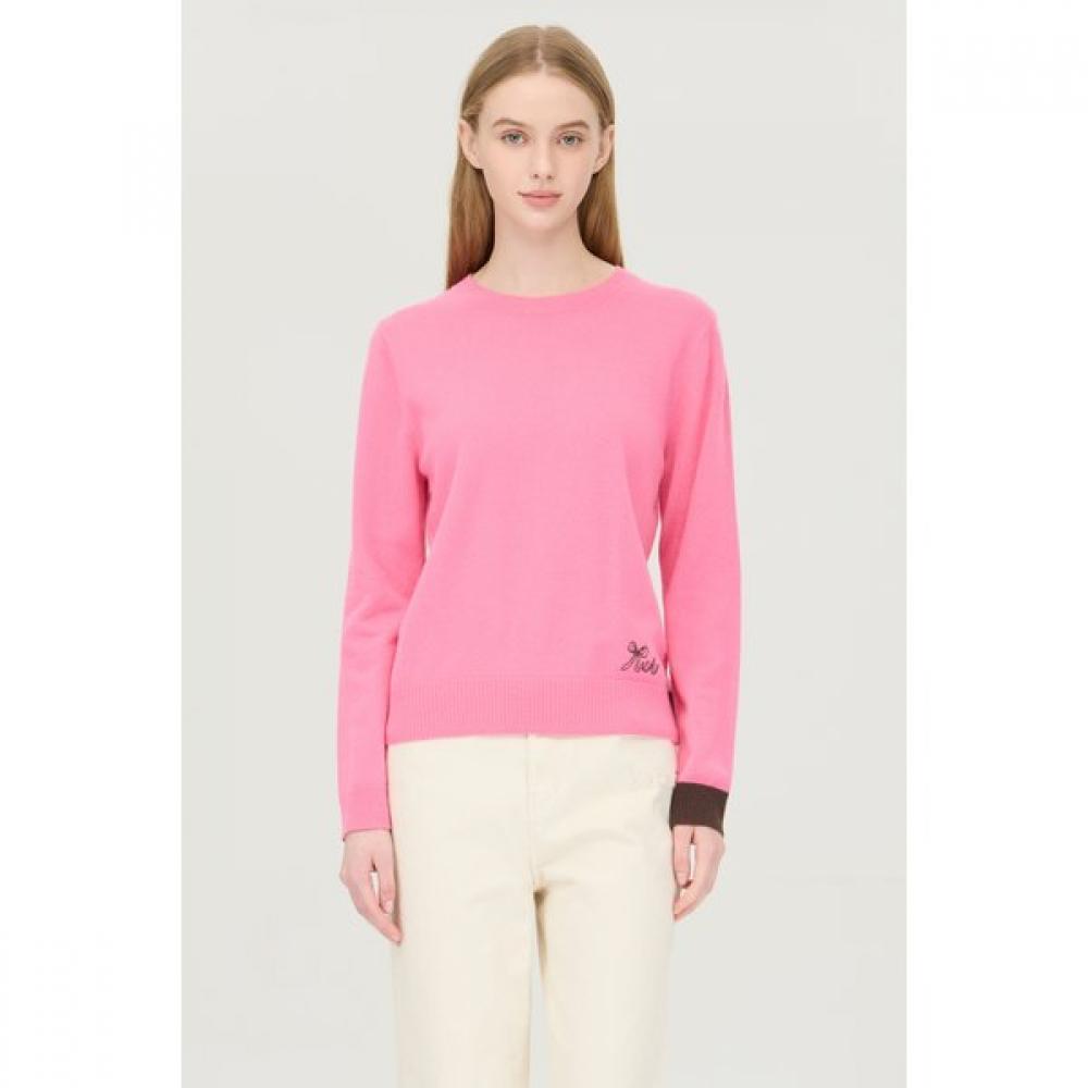 Benetton Wool Knit Block Sleeve Bakpf9561