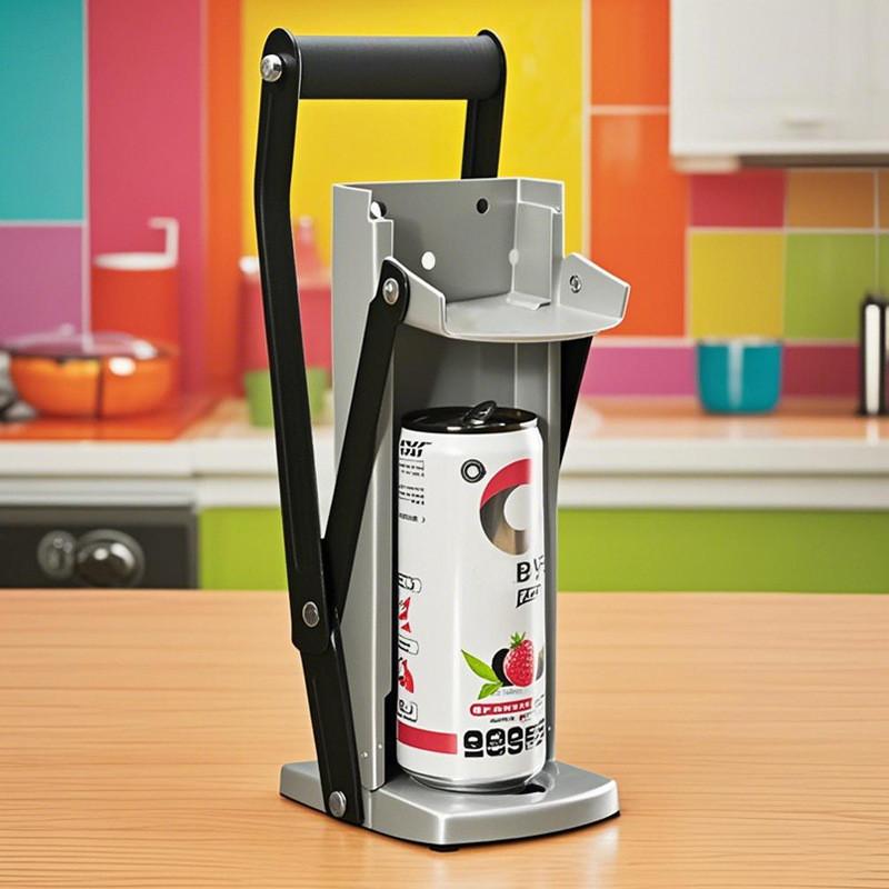Kitchen Wallmounted Pullstyle Can Opener With Manual Compression For Home Cooking