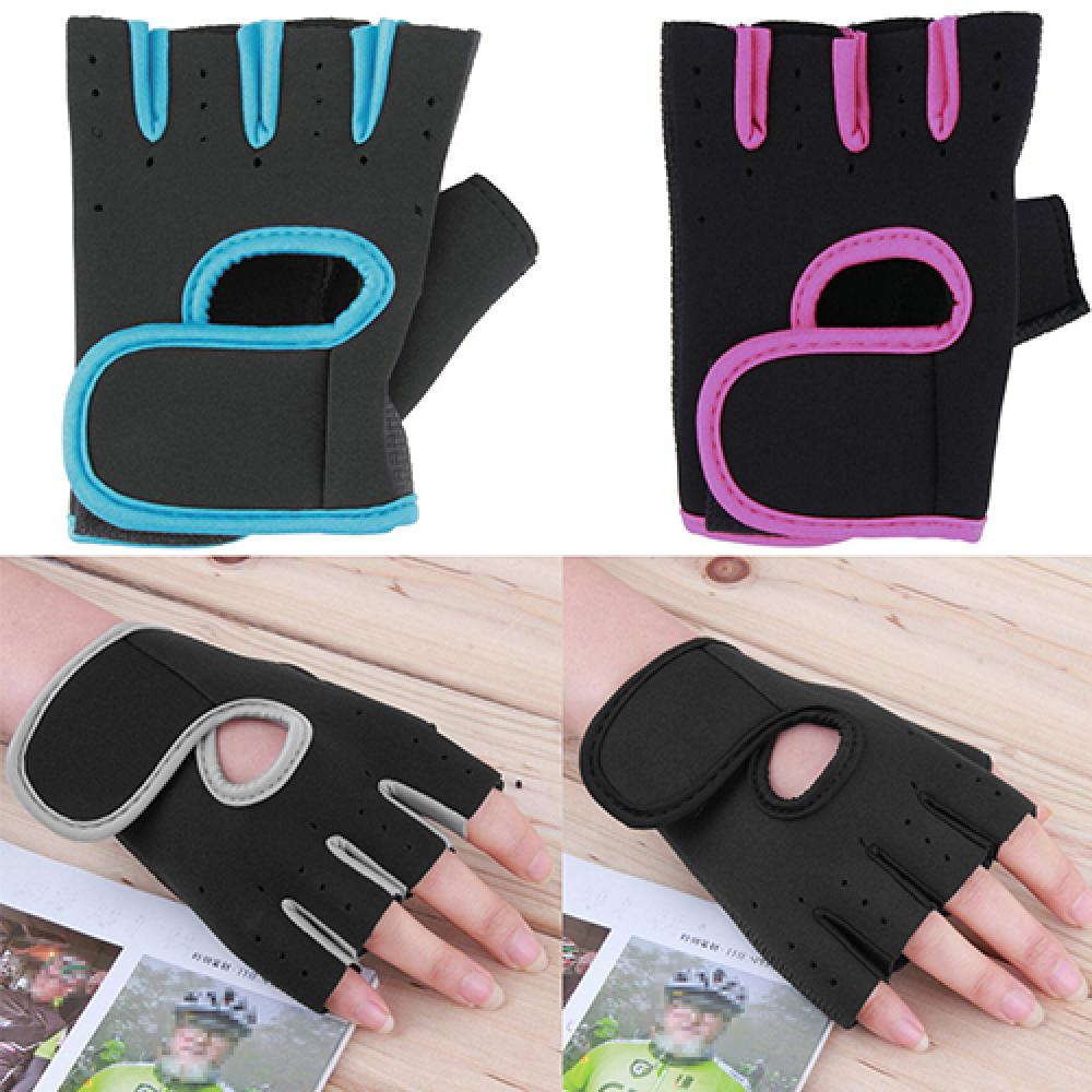1 Paar Herren Damen Radhandschuhe Outdoor Sport Fitness Radfahren Gym Gewichtheben Halbfingerhandschuhe Trainingshandschuhe