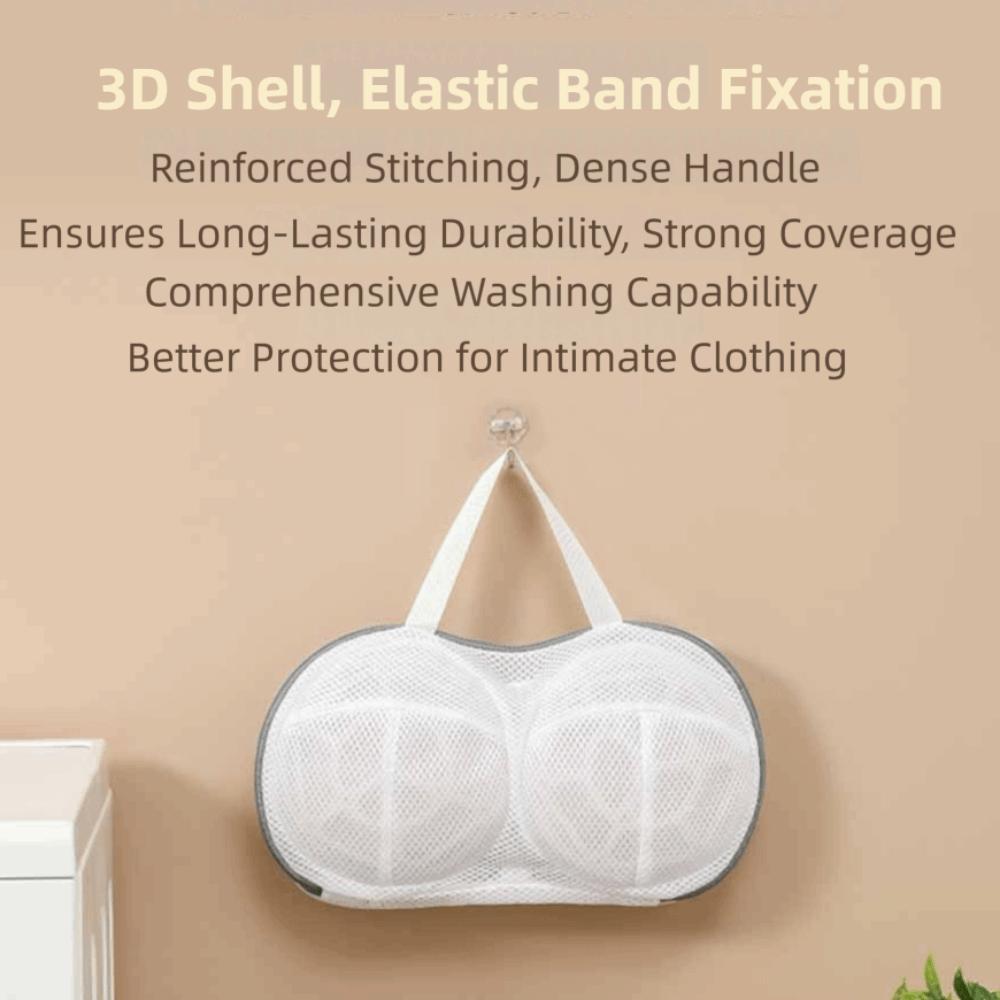 Anti-Deformation Underwear Laundry Bag Zippered Closure Bra Mesh Bag Underwear Cleaning