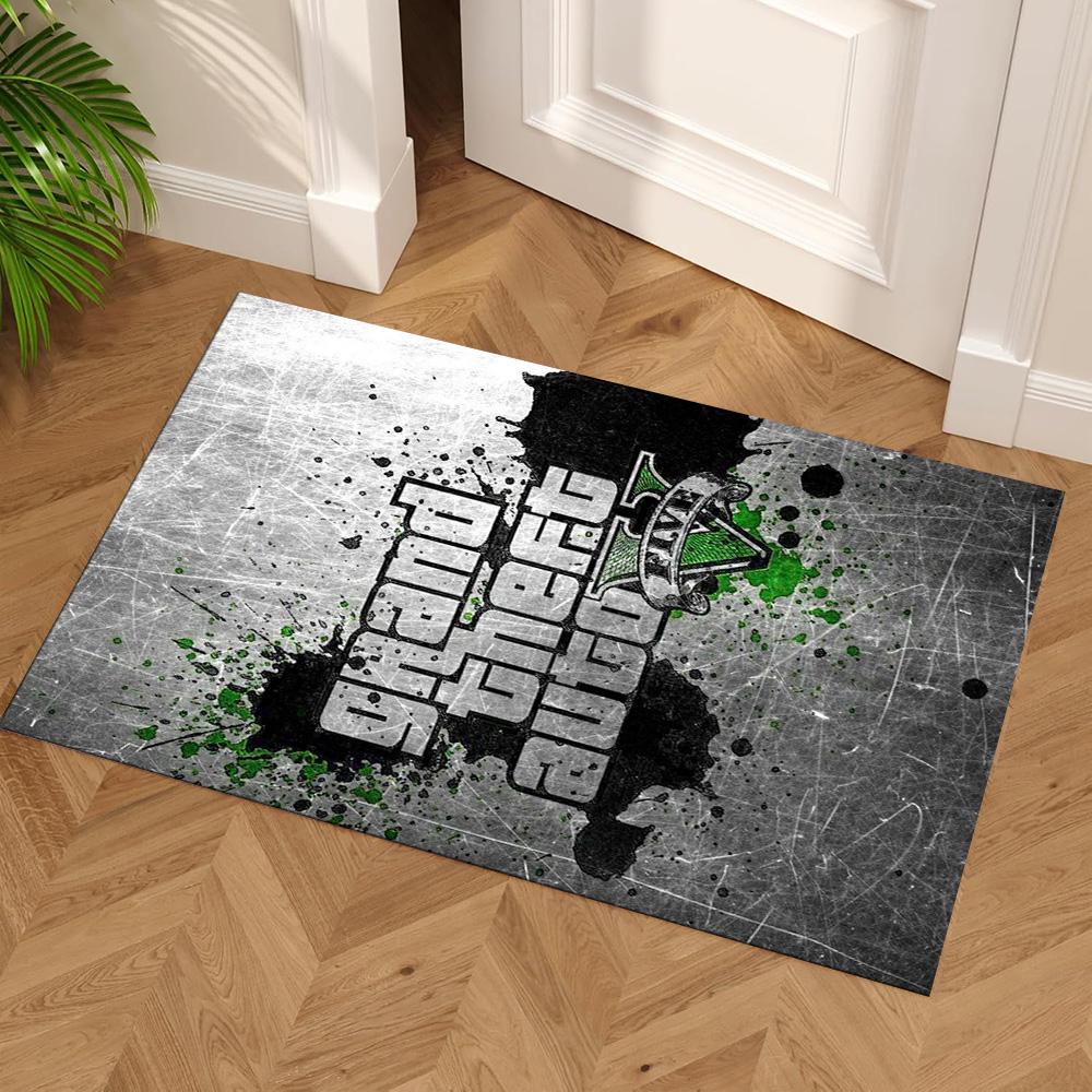 Grand Theft Auto Floor Rug Office Rug Perfect for Hallway Balcony Living Rooms Study room Anti-slip Rug Office home decor