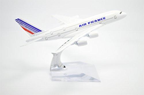 TANG DYNASTY 1/400 16cm Air France Airbus A380 Alloy Airplane Model Toy