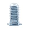 Iron-Plated Blue & White Zinc Hexagonal Self-Clinching Screws/Bolts M3/M4/M5