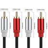 2RCA Male To 2RCA Male Composite AUX Cable Cord for Home Theater, HDTV, Speaker, Amplifier, Gaming Console,DVDs Player