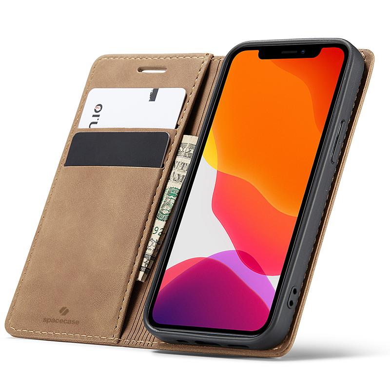 Sc Wallet Iphone 12/12 Pro Light Brown