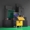 Mobile Multifunctional Tool Cart: Compact Iron Cabinet for Workshop and Auto Repair