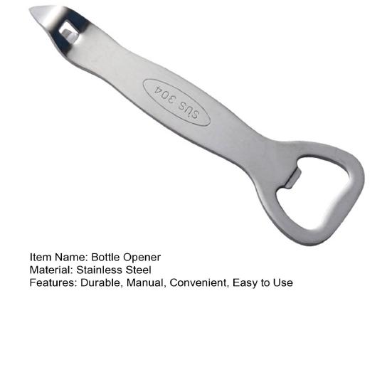 Bottle Opener Portable Double Head Labor-saving Stainless Steel Colorful Beer Bottle Cap Opener Kitchen Tool for Daily Use