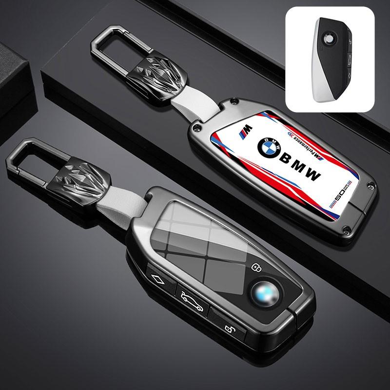 Car Smart Remote Key Case Cover Shell For BMW I7 X7 G07 LCI iX I20 X1 U11 7 Series G70 G09 XM U06 G81 M3 2023 Auto Accessories