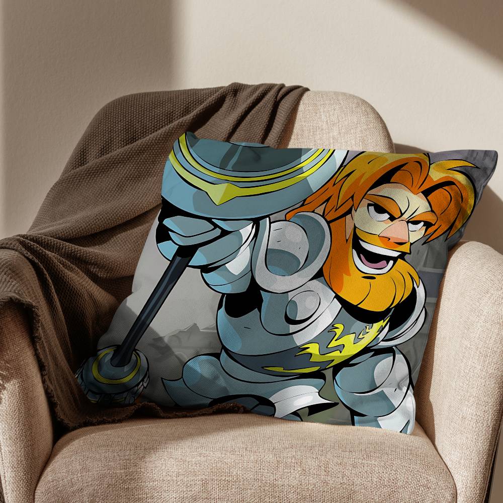 game B-Brawlhalla Rupture Pillow Case Square Double-Sided Printing Short Plush Sofa Cushion Cover Bedroom Bedside Pillow