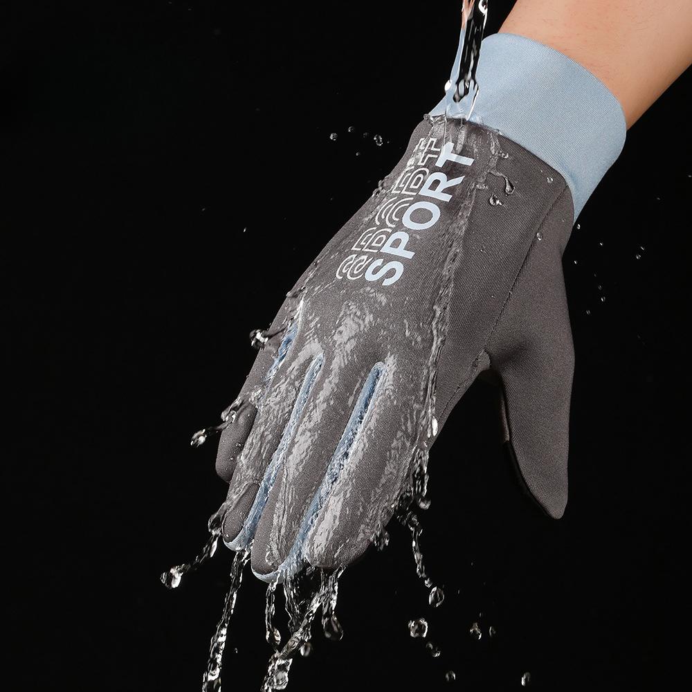 Warme Handschuhe für Männer und Frauen Plus Samt Kälte- und Winddicht Outdoor Reiten Rutschfest Touchscreen Sport Herbst- und Winterhandschuhe