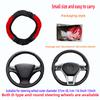 Microfiber Leather Steering Wheel Cover Auto Wheel Cover Universal Wheel Cover for Embossing Car Steering Wheel Cover