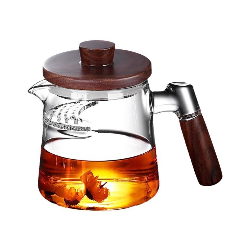 Chaxun 450ml Crescent Glass Teapot with Integrated Filter