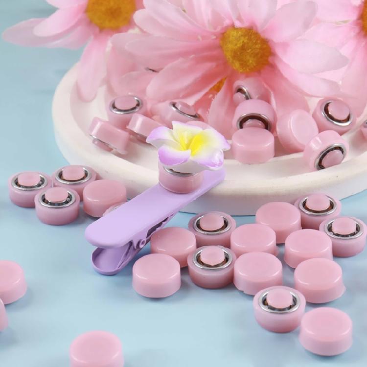100pcs Innovative Rotating Hair Clip Bearings Colorful 360 Degree Rotation Headdress Accessories Clothing Ornaments
