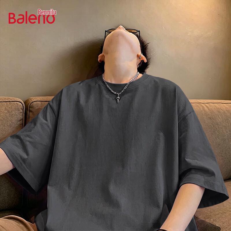 Baleno Men's Pure Cotton Loose Fit T-Shirt
