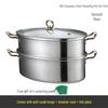 304 Stainless Steel Oval Steamer Pot, 38cm, Large Capacity, Induction Compatible, Multifunctional Steamer Basket for Fish.