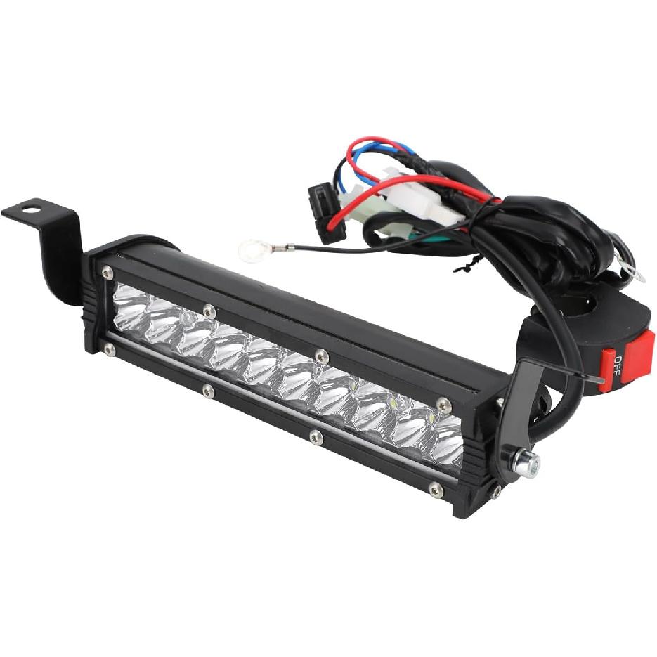 Dirt Bike Light Bar,60W 2500LM Motorcycle Headlight Light Bar Plug-Play Universal For Most 7/8" Handlebar CRF110 KLX140 KLX110 TTR110 TTR110E