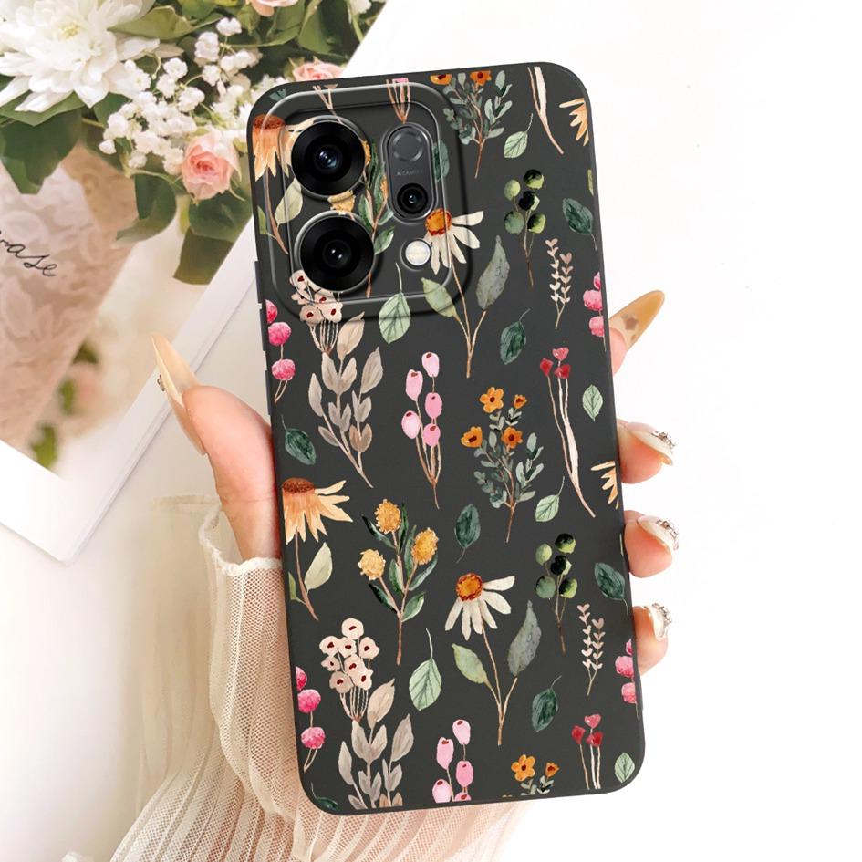 Cute Cartoon Phone Case For OPPO Reno 14 Cover Reno14 Pro Shockproof Silicone Funda Matte Bumper on OPPO Reno14Pro 5G Soft Shell