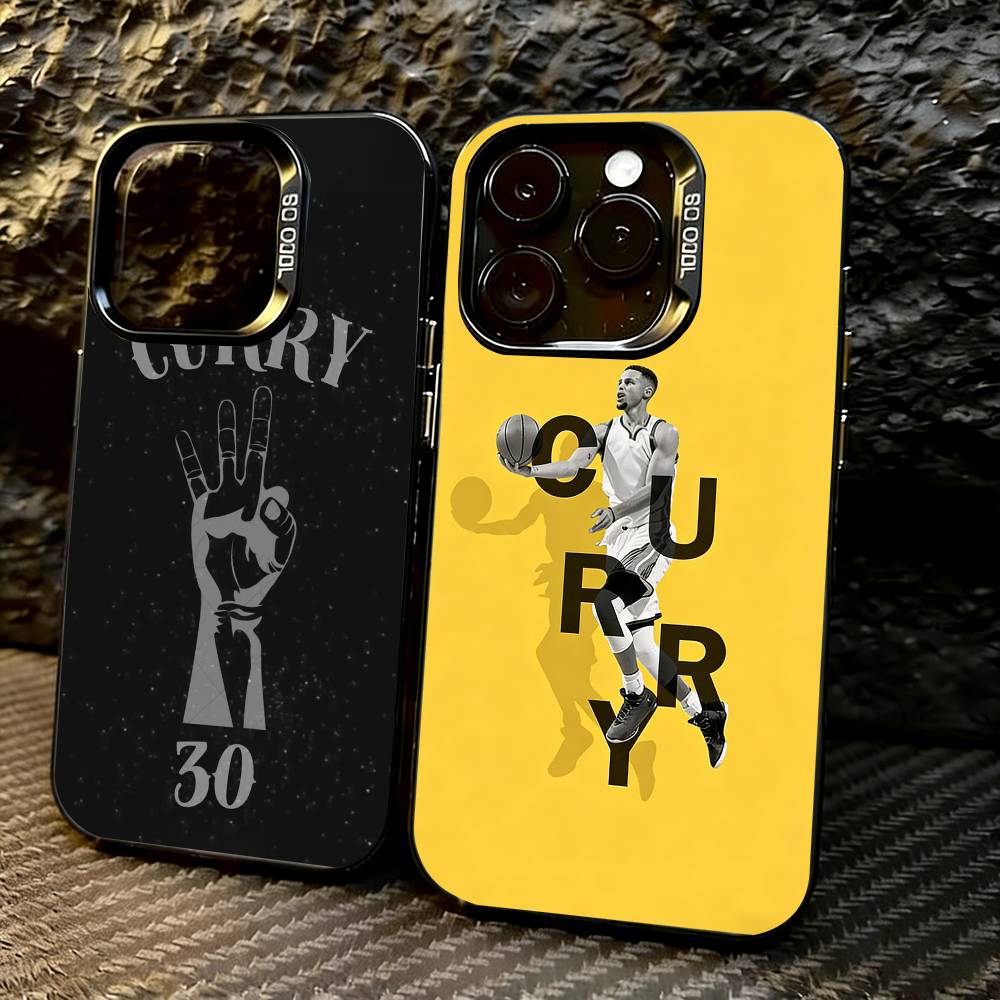 Stephen-n C-Curry-y Phone Case For iPhone 17,16,15,14,13,12,11 Plus,Pro Max,XS,Colorful Silver Phone case Funda Cover