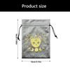 Divinations Tarots Card Dices Bag Small Wedding Bag Table Oracles Cards Game Bag Jewelry Storage Drawstring Tarots Bag