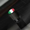 4 Stuks/Set Voor Frankrijk Italië Duitsland Spanje Nationale Tricolore Vlag LOGO Badge Motorfiets Auto Wiel Band Ventieldoppen Bandstamhoezen