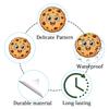 8 Sheets Plastic Waterproof Self-Adhesive Picture Stickers Cartoon Decals for Kid's Art Craft Cookies 150x150mm Sticker: 25mm