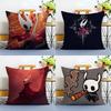 Indie Game The H-Hollow Knight Cushion Cover Linen Pillowcase Soft For Sofa Bed Home Room Decor
