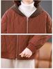 Women's 2024 Winter Hooded Cotton Coat: New Fashion Casual, Loose, Thickened, Warm Jacket