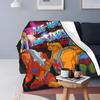 Coperte He-Man Skeletor Morbide Comode Flanella Invernale Masters Of The Universe Plaid per Divano Viaggio Camera da Letto