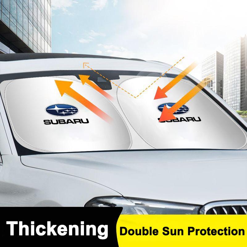 Car Windshield Sun Shade Visor UV Protection Shield For Subaru STI Forester Impreza Legacy Outback XV BRZ WRX Tribeca Accessorie WW222