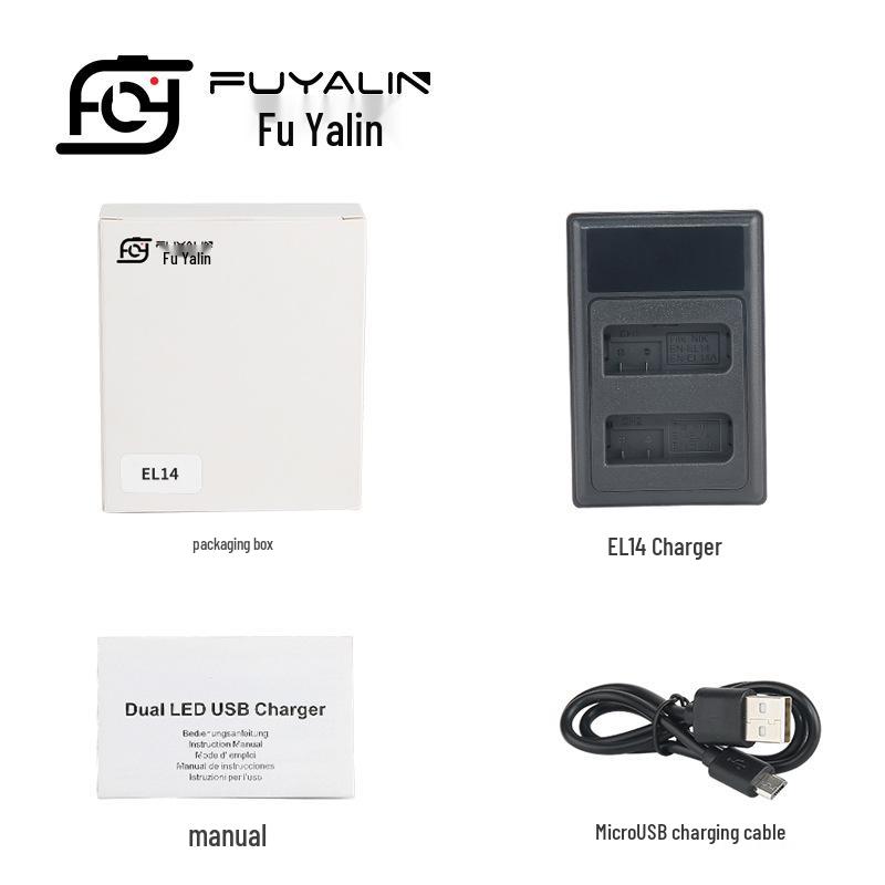 EN-EL14 Charger Compatible with Nikon D3100, D3200, D3300, D3400, D5300, D5600