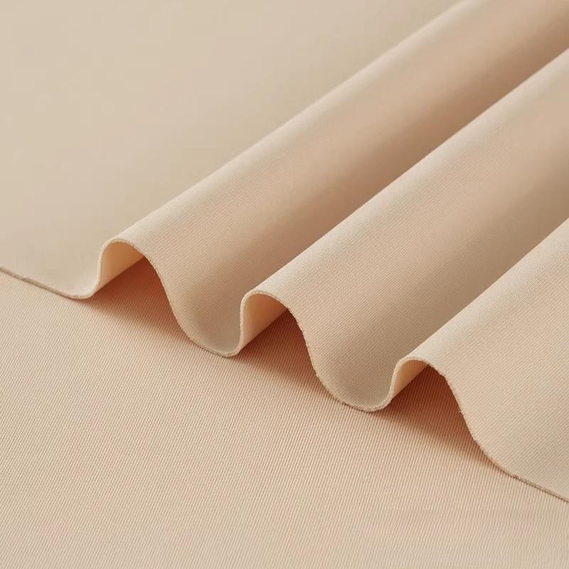 Air Layer Fabric Spring Summer Thin Knit Elastic Soft Breathable Clothing Fabric Cloth Sewing Polyester Spandex Rayon Material