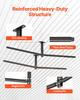 Kayak Storage Rack for 2 Kayaks, Holds Up to 113.4 kg, Heavy Duty Adjustable Ceiling Rack for Garage Ceiling Mount, Overhead Garage Storage Hanger for
