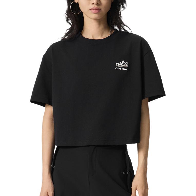 Saucony Og Round Neck Pullover Short Sleeve Drop Shoulder T-Shirt Women T-Shirt SA1269ST21G-BK019 XS