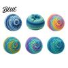 Soft Durable Sandbags 6Pcs Knitted Footbag Sack Handmade Crochet Juggling Balls for Beginners Vibrant Pattern Yarn Outdoor Play Colorful Gift Teens
