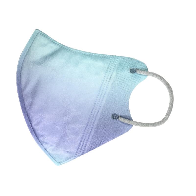 3D Soft-Color Mask: High-Profile, Ear-Friendly, Breathable, Disposable, Three-Layer Japanese Design