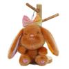 Cartoon Plush Toy Rabbit with Lop Ears Cute Stuffed Bunny Doll Backpack Pendant Gift