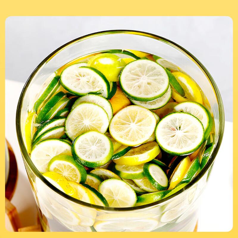 Heat-Resistant Glass Beverage Dispenser with Spigot