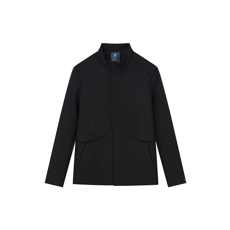 FILA Jackets Men s Jet Black Stand Collar Moderate Other F11M212508FBK L