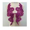 Designer's 3D Lace Floral Crystal Patch Hot-Fix Glass Applique for Tight Dress with Loose Rhinestones
