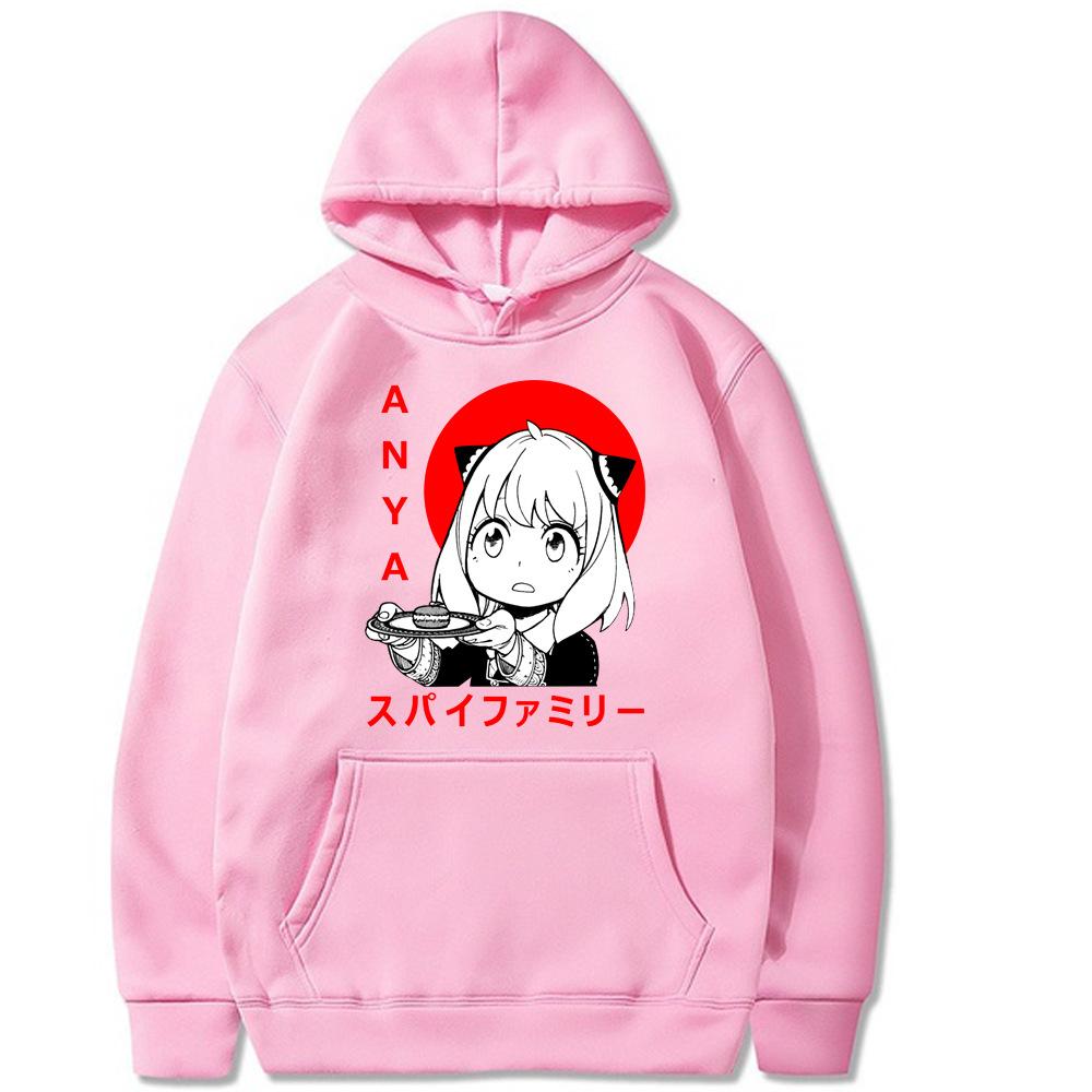 Anya Forger Autumn Hoodies Men Fashion Long Sleeve Sweatshirts Women Casual Harajuku Streetwear Pullovers Sudaderas