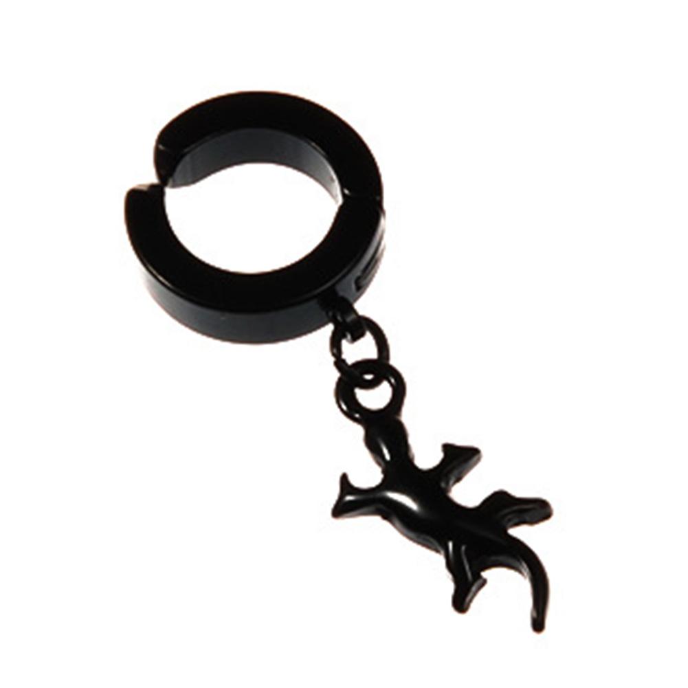 Fashion Rock Style Hypoallergenic Cross Shaped Titanium Steel Ear Clip Accessories