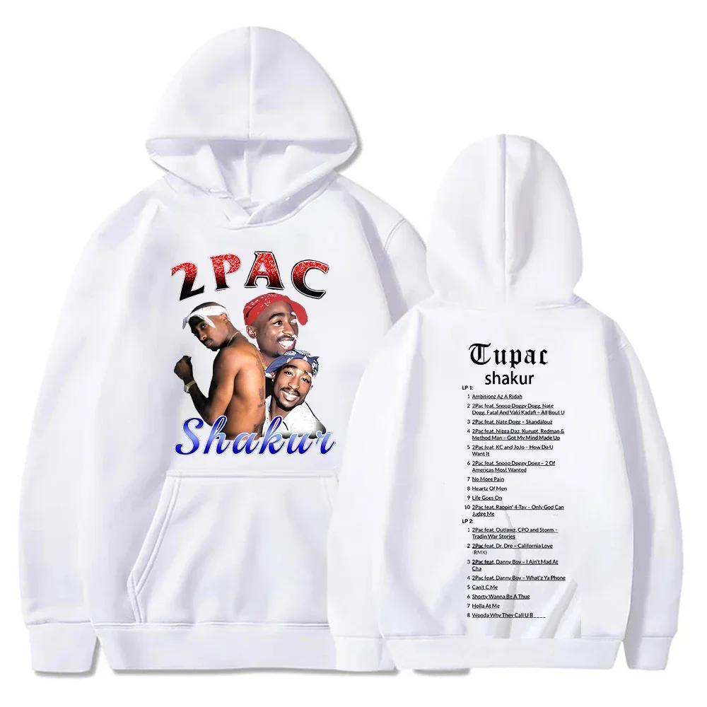 Felpa con Cappuccio Tupac Shakur Uomo Donna Stampa Grafica All Eyez on Me Felpa con Cappuccio Hip Hop Rapper Ritratto Pullover Streetwear Felpa Casual per Fan Regalo
