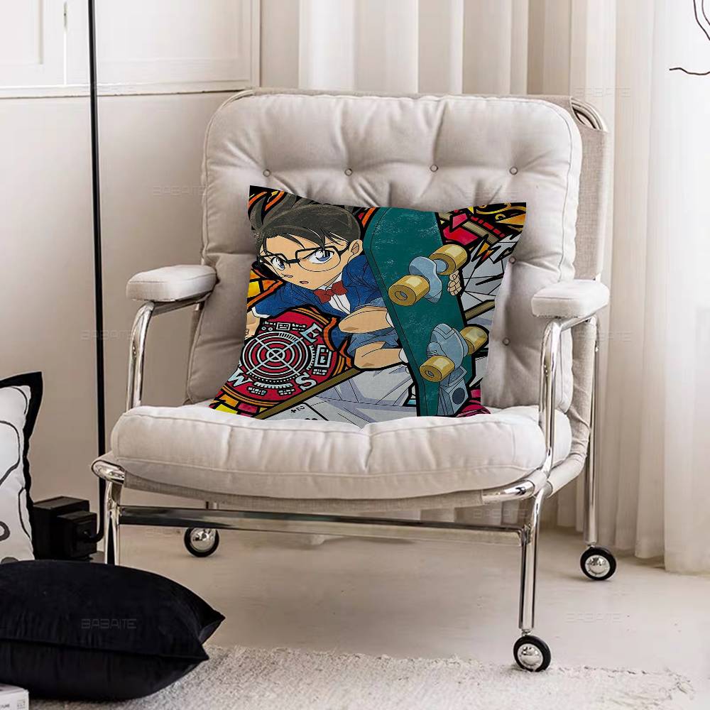 

Тайна Д-Детектив К-Конан Наволочка Декоративная подушка Диван Домашний декор Чехол Наволочки 12x12Inch