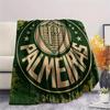 Palmeiras FC Pattern Flannel Blanket, High Quality Comfortable for All Seasons, Home Decor, Warmth and Comfort, Perfect for Gifts.