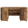 Vintage Wood Desk Engineered Wood 142.5 x 50 x 75 cm