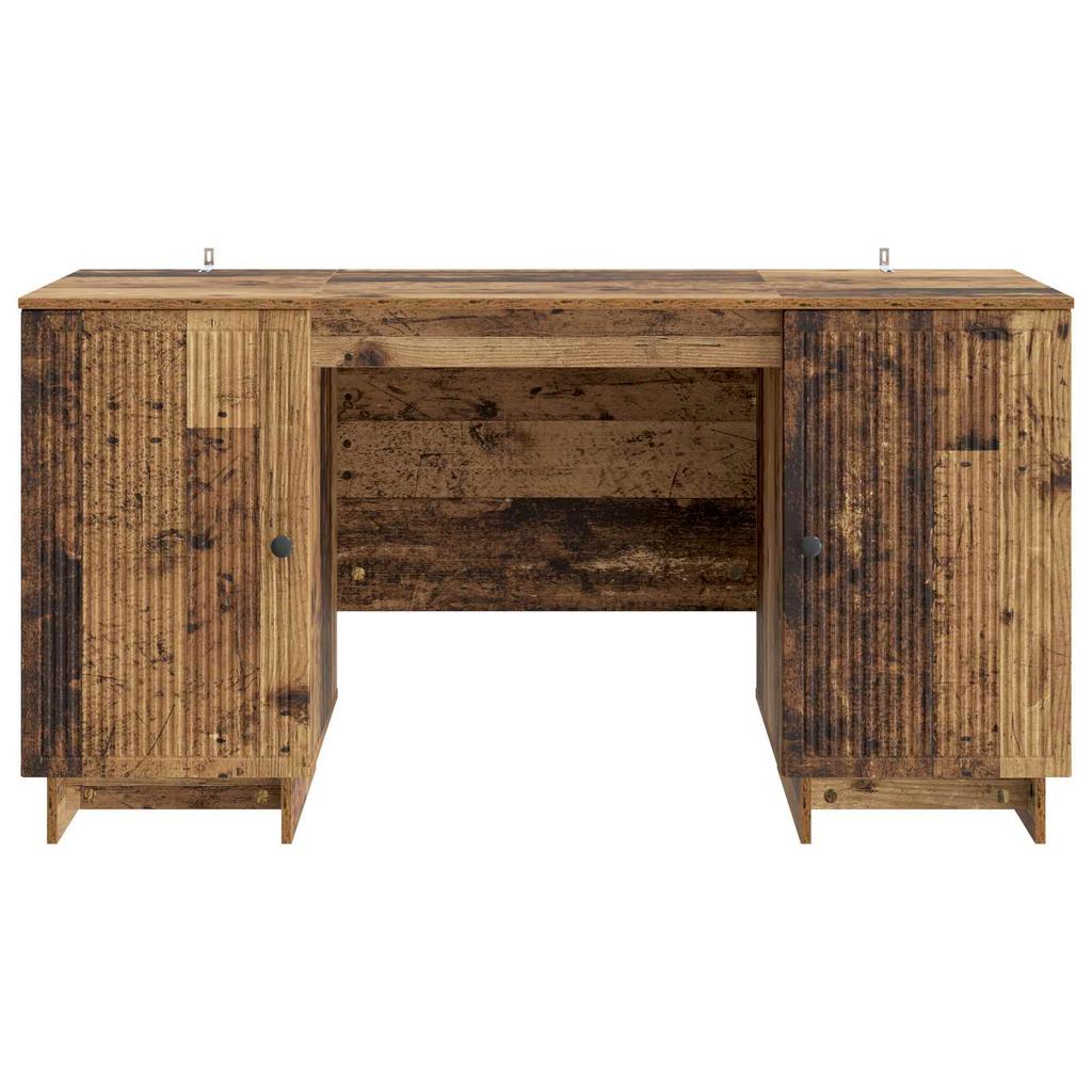Vintage Wood Desk Engineered Wood 142.5 x 50 x 75 cm