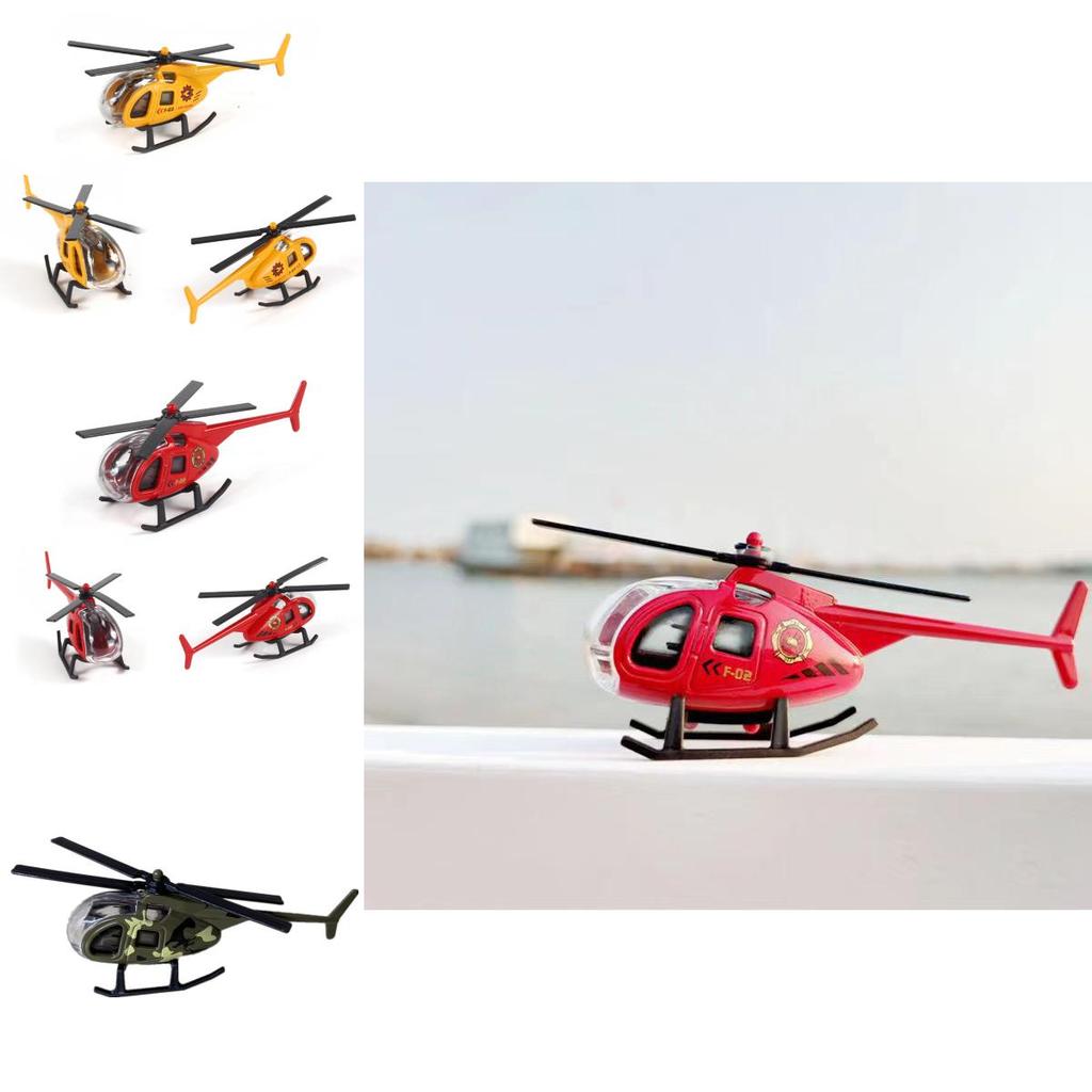 Alloy Military Aircraft Model Decorations Realistic Helicopter Fighter Plane Toy For Boys