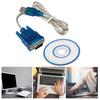 1/2Packs USB 2.0 to RS232 COM Port Serial Port 9 Pin DB9 Cable Adapter Convertor With Female Adapter With CD For Windows 10/7/8