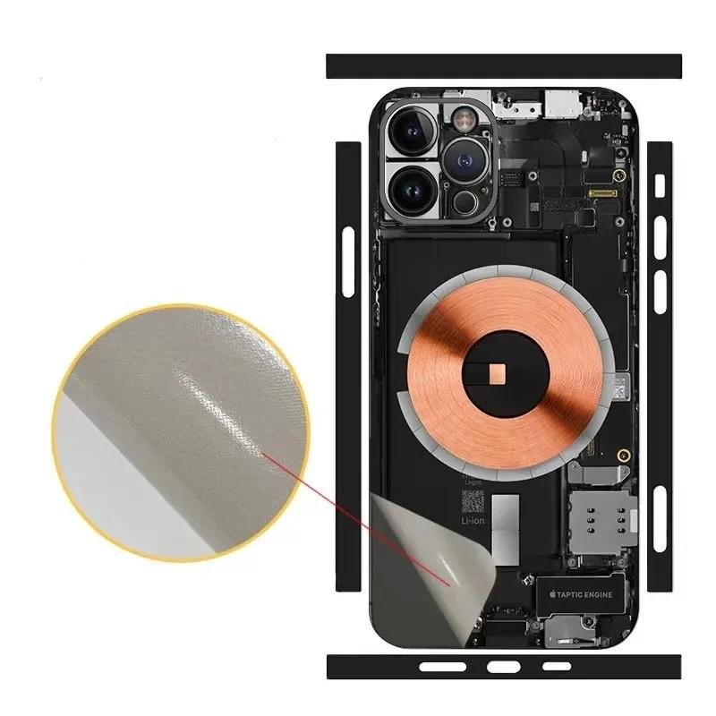 Tear Down Skin Circuit 3M Wrap Sticker ScreenProtector Film for IPhone 15 14 13 Pro Max Plus 15Pro Back Screen Protector Cover